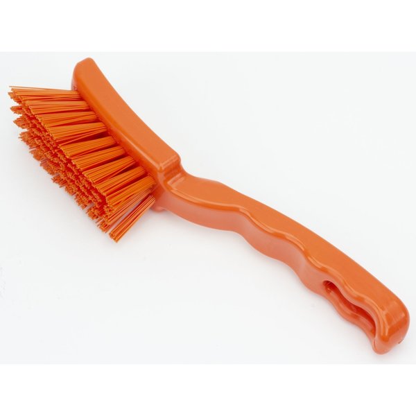 1.5 in W Detail Brush, Orange, Polypropylene