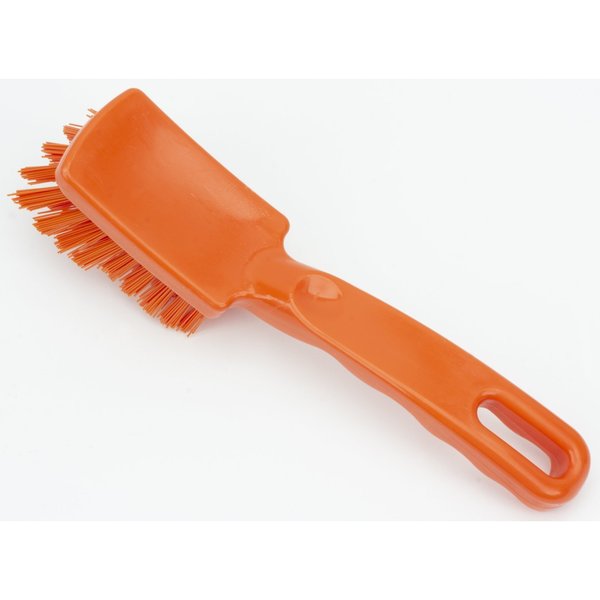 1.5 in W Detail Brush, Orange, Polypropylene