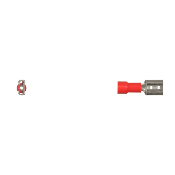 Red Vinyl 22-18 WireTerminal 1/4