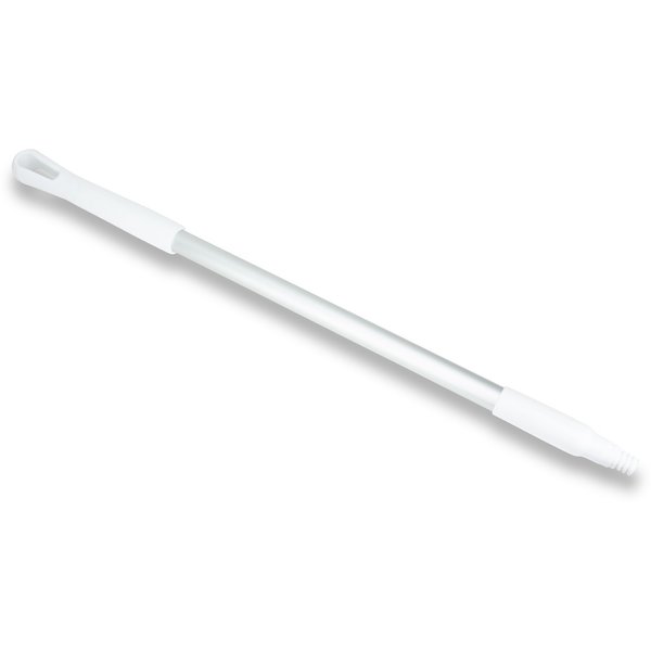 30 in Aluminum Handle, White, Aluminum