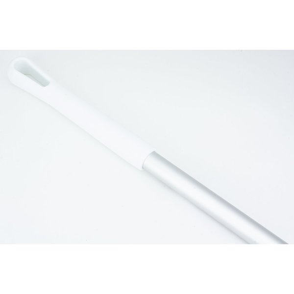 30 in Aluminum Handle, White, Aluminum