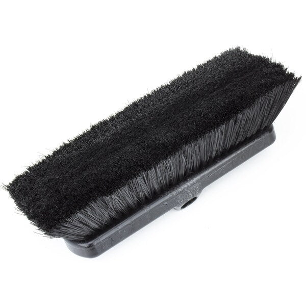 2.5 in W Flo-Thru Brush, Black, Polypropylene