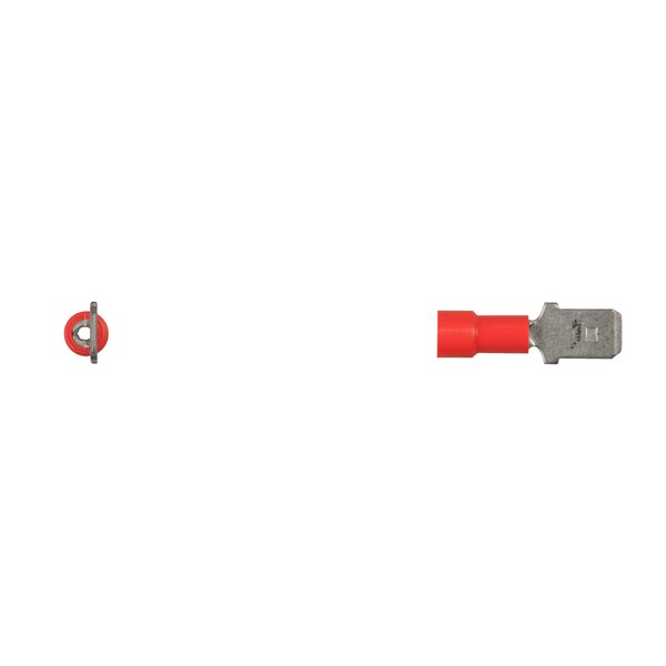 Red Vinyl 22-18 WireTerminal 1/4