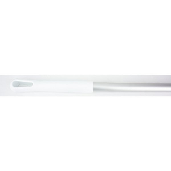 60 in Aluminum Handle, White, Aluminum
