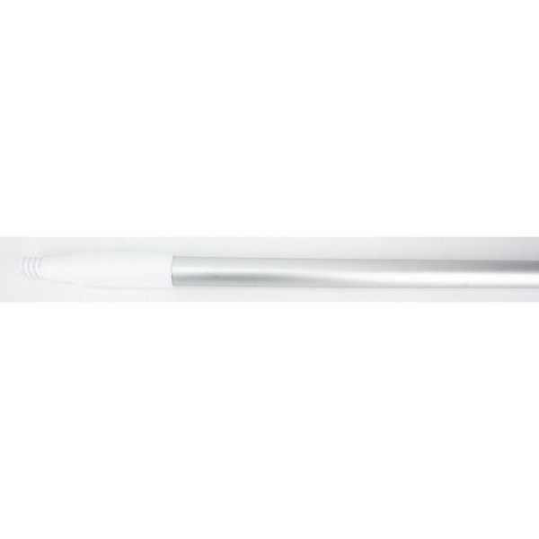 60 in Aluminum Handle, White, Aluminum