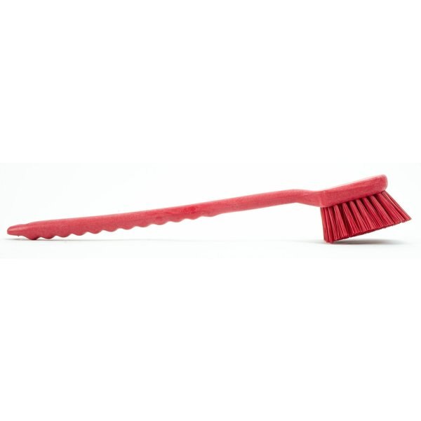 3 in W Floater Scrub Brush, Red