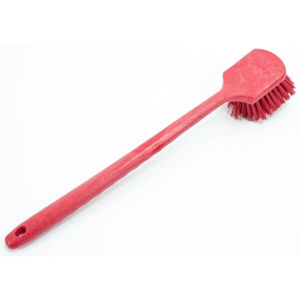 3 in W Floater Scrub Brush, Red