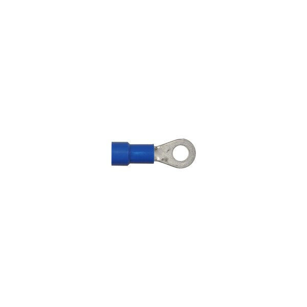 Blue Vinyl 16-14 WireTerminal #8 Stud Size Ring Type PK100
