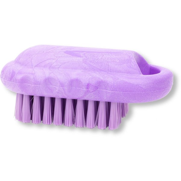 2.25 in W Hand and Nail Brush, Purple, Polypropylene