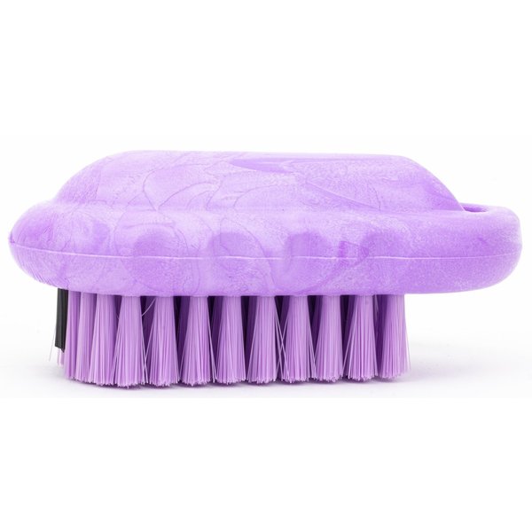 2.25 in W Hand and Nail Brush, Purple, Polypropylene