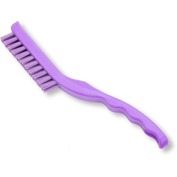 0.88 in W Detail Brush, Purple, Polypropylene