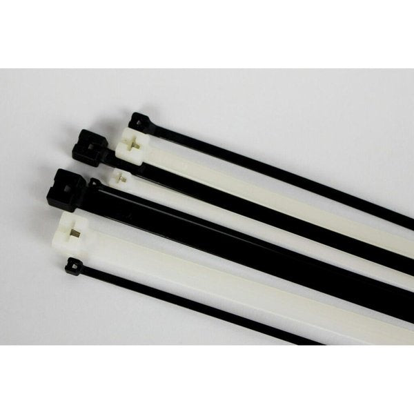 Barb Cable Tie CTSB4BK18-C, Black, PK1000