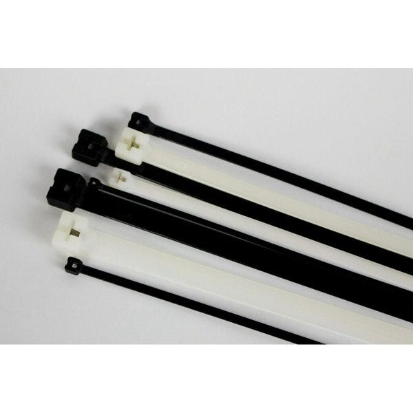 Barb Cable Tie CTSB18BK120-L, Blac, PK500