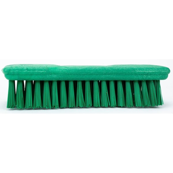 2.5 in W Hand Scrub Brush, Green, Polypropylene