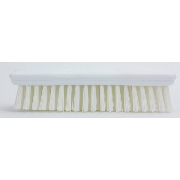 2.5 in W Hand Scrub Brush, White, Polypropylene