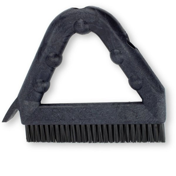 7 in W Tile and Grout Brush, Black, Polypropylene