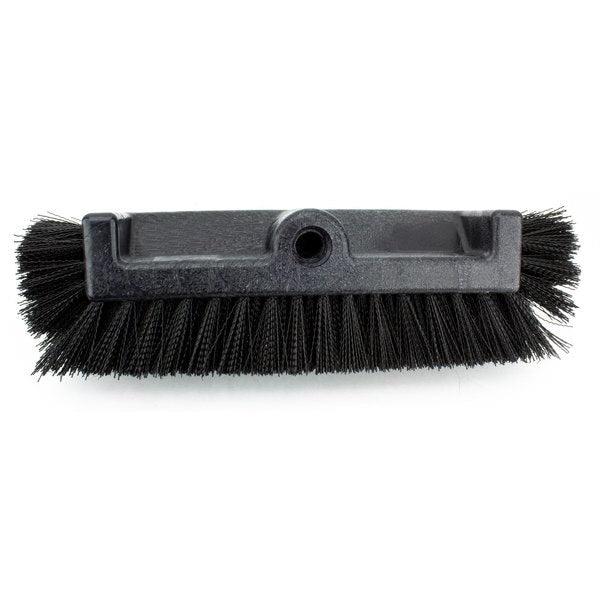 6 in W Multi-Level Floor Scrub Brush, Black, Polypropylene