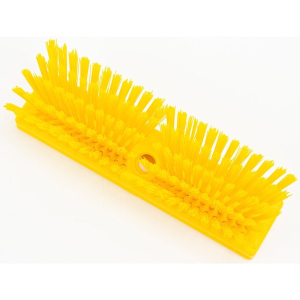 2.5 in W Deck Scrub, Yellow, Polypropylene