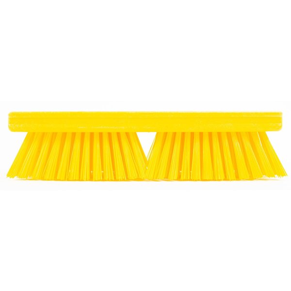 2.5 in W Deck Scrub, Yellow, Polypropylene