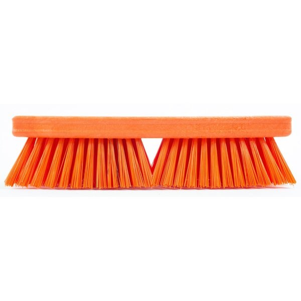 2.5 in W Deck Scrub, Orange, Polypropylene