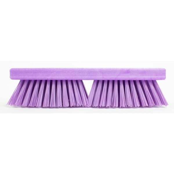 2.5 in W Deck Scrub, Purple, Polypropylene
