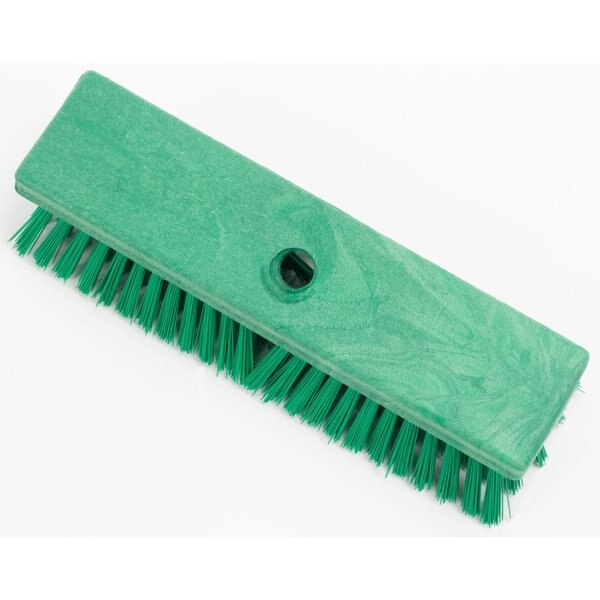 2.5 in W Deck Scrub, Green, Polypropylene