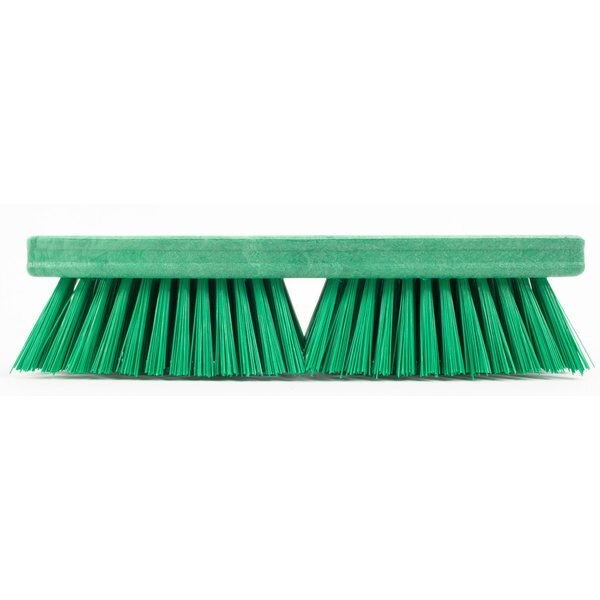 2.5 in W Deck Scrub, Green, Polypropylene