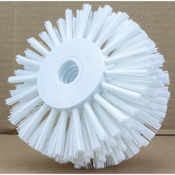 5 in W Pipe and Valve Brush, White, Polypropylene