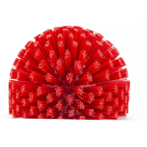 5 in W Pipe and Valve Brush, Red, Polypropylene