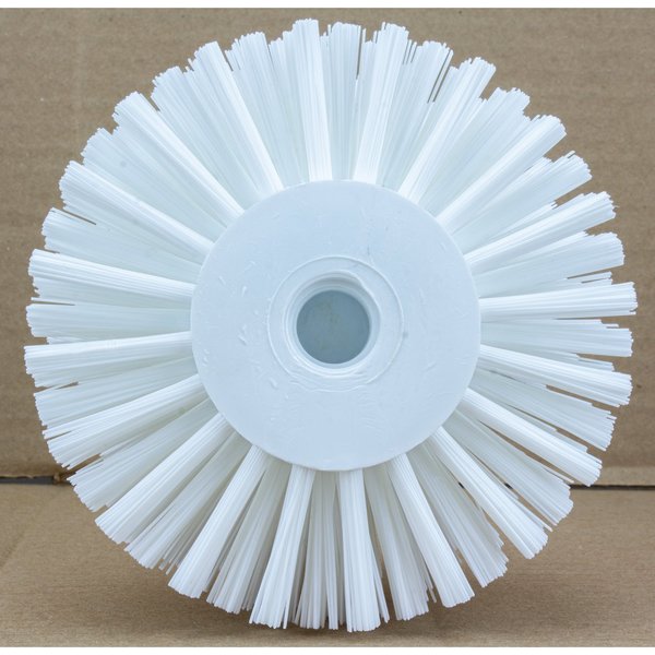 5 in W Pipe and Valve Brush, White, Polypropylene