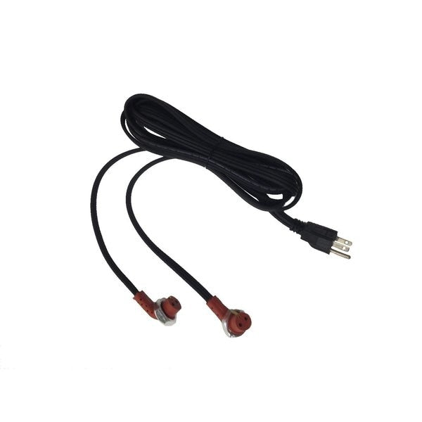 Y Cordset, w/Male Plug, 6ft.