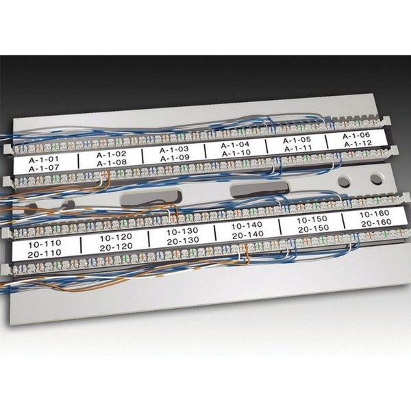 Rhinoâ¢ Label Cartridge, Black/Clear, 18 ft. L