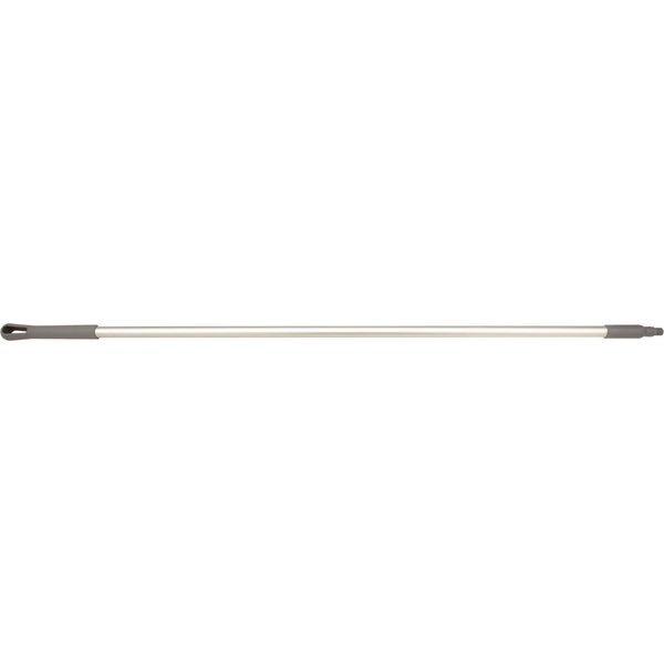 60 in Aluminum Handle, Gray, Aluminum