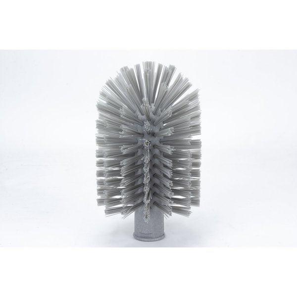 3 in W Pipe and Valve Brush, Gray, Polypropylene