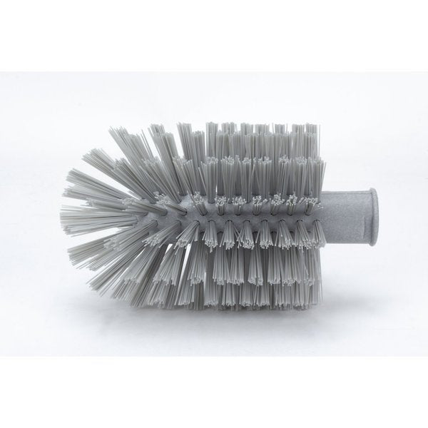 3 in W Pipe and Valve Brush, Gray, Polypropylene