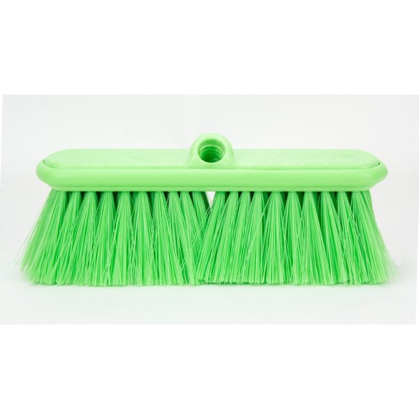 3 in W Flo-Thru Brush, Lime, Polypropylene