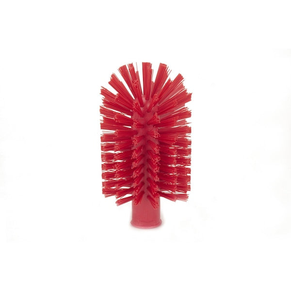 3.5 in W Pipe and Valve Brush, Red, Polypropylene
