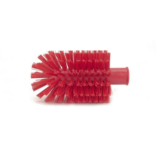 3.5 in W Pipe and Valve Brush, Red, Polypropylene