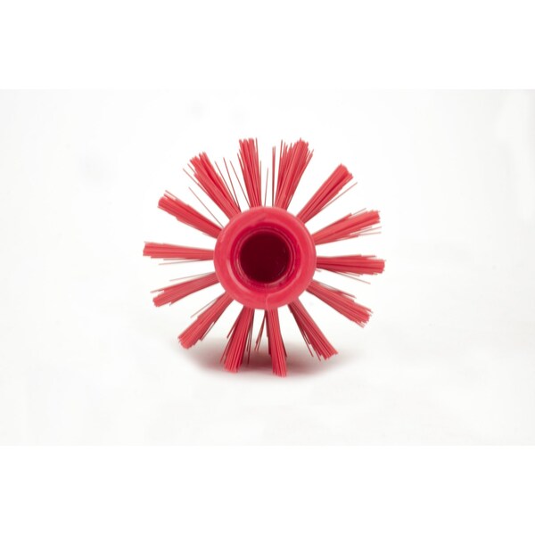 3.5 in W Pipe and Valve Brush, Red, Polypropylene