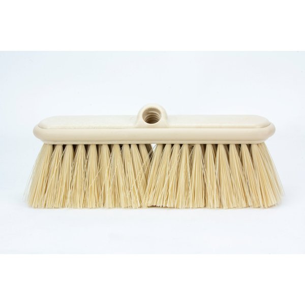 3 in W Flo-Thru Brush, Tan, Polypropylene