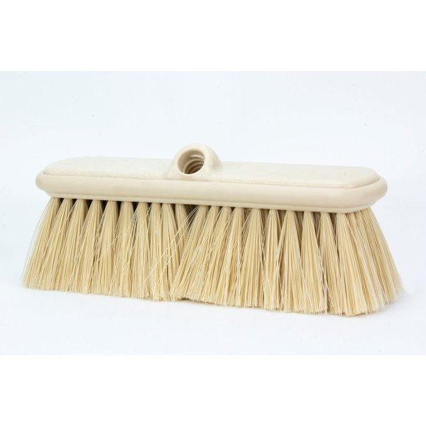 3 in W Flo-Thru Brush, Tan, Polypropylene