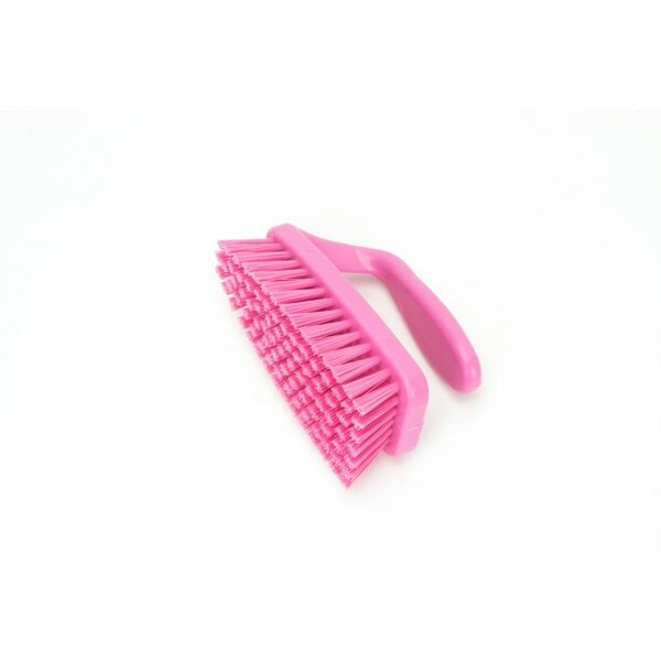 2.75 in W Bake Pan Lip Brush, Pink, Polypropylene