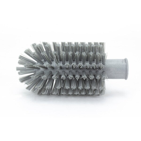 2 in W Pipe and Valve Brush, Gray, Polypropylene