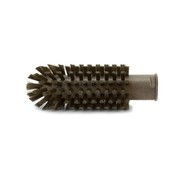 2 in W Pipe and Valve Brush, Brown, Polypropylene