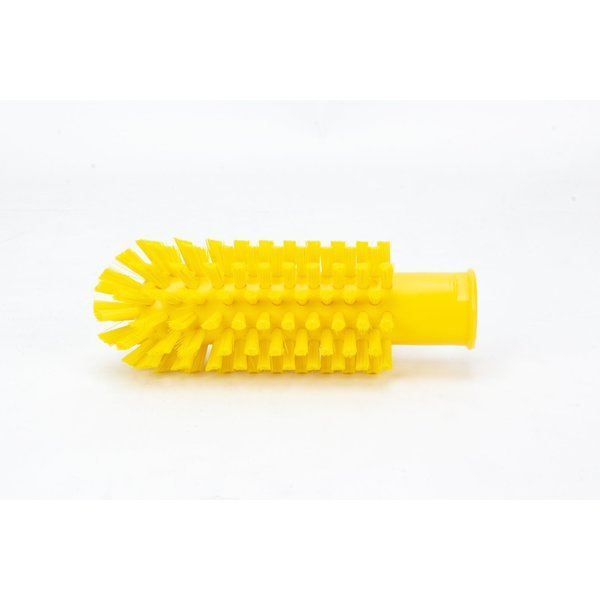 2 in W Pipe and Valve Brush, Yellow, Polypropylene