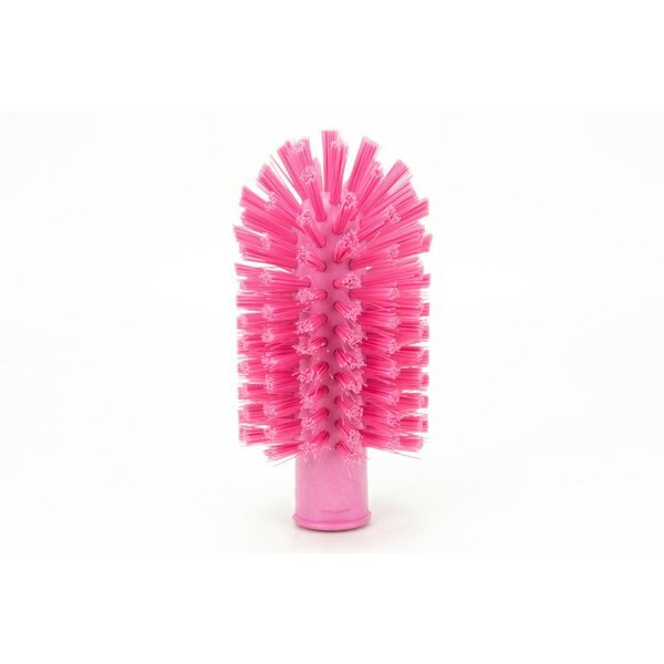 3 in W Pipe and Valve Brush, Pink, Polypropylene
