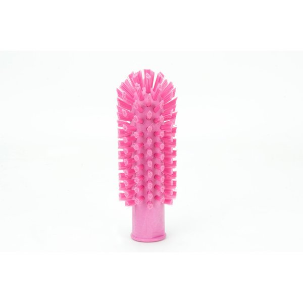 2 in W Pipe and Valve Brush, Pink, Polypropylene