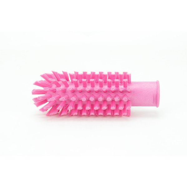 2 in W Pipe and Valve Brush, Pink, Polypropylene
