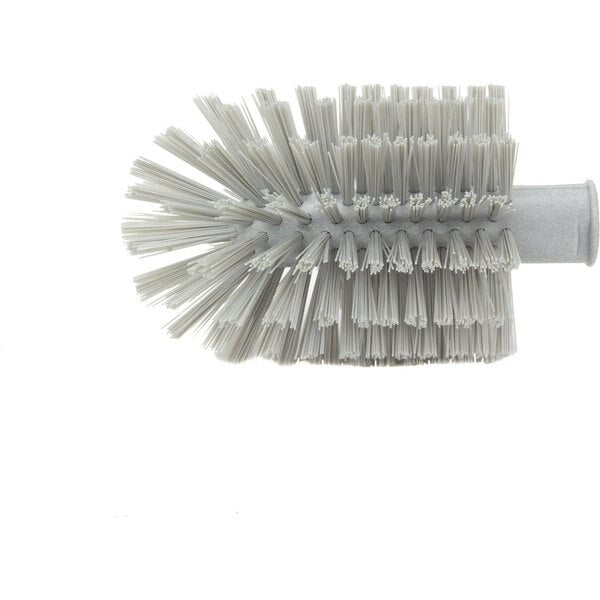 3.5 in W Pipe and Valve Brush, Gray, Polypropylene