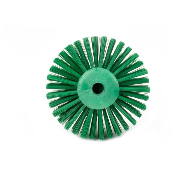 6 in W Pipe and Valve Brush, Green, Polypropylene
